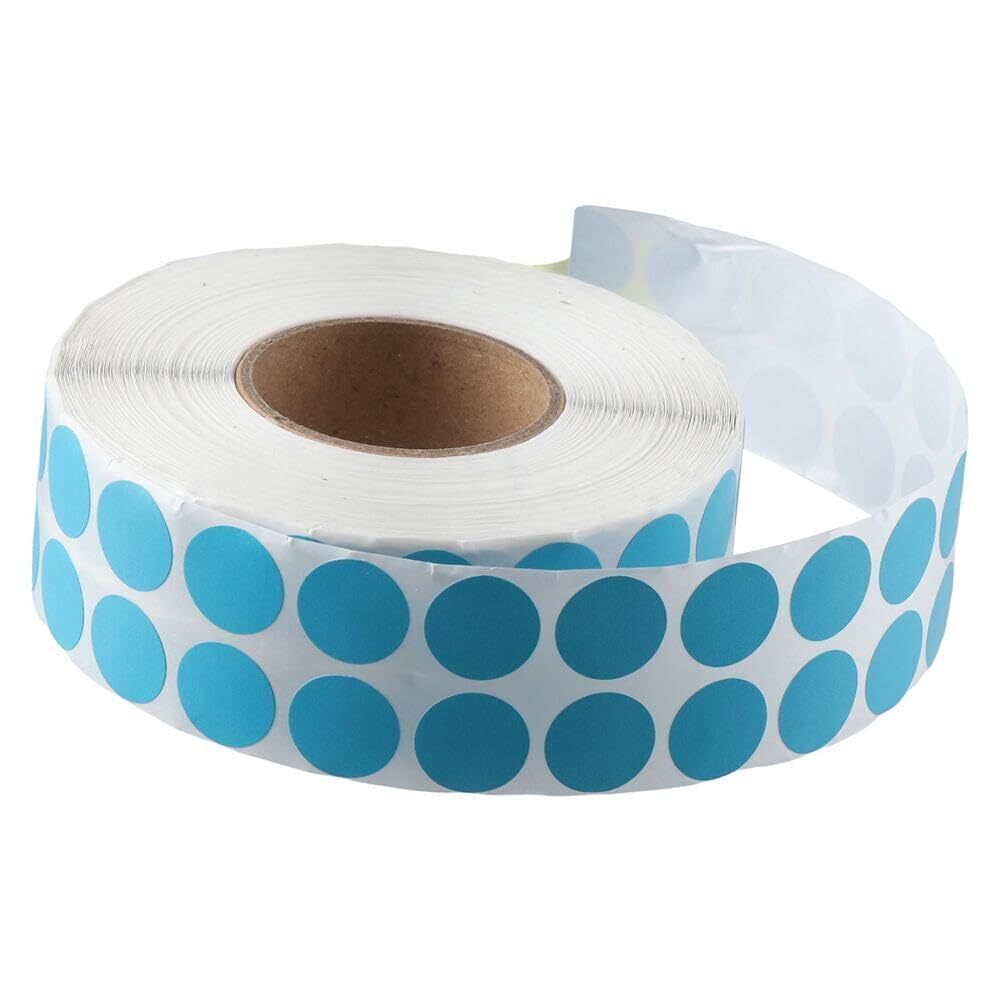 6495 5000PCS/Roll Round Label Blue Dot Labels Stickers Seal Labels